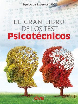 cover image of El gran libro de los test psicotécnicos